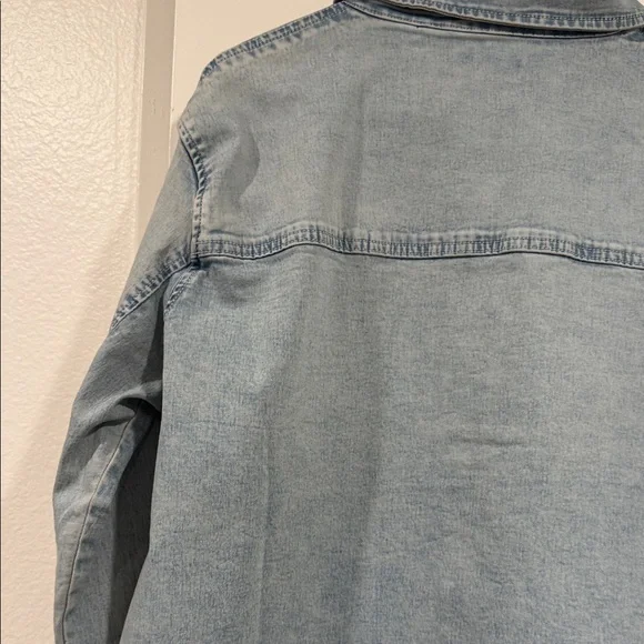 True Religion Light Blue Denim Shirt - Picture 9 of 9